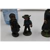 Image 5 : 6 Antique Cast Iron Pilgrim Amisch Couples