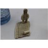 Image 2 : 2 - Small Bone Carvings Man and Man with Seal