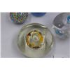 Image 2 : 2 Glass Paperweights and 1 Small Vase/Paperweight
