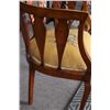 Image 6 : Antique, Ornate, Upholstered , Wood Accent Chair
