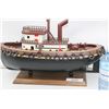 Image 1 : Folkart Handmade Wooden Tugboat