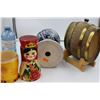 Image 1 : Misc. Vintage Items, Russian Doll, Honey Pot