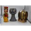 Image 2 : Misc. Vintage Items, Russian Doll, Honey Pot