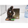 Image 3 : 2 Vintage Bookends: Thinking Man and Books