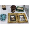 Image 1 : Misc. Vintage Decor Items: Set of Coaster, Dishes