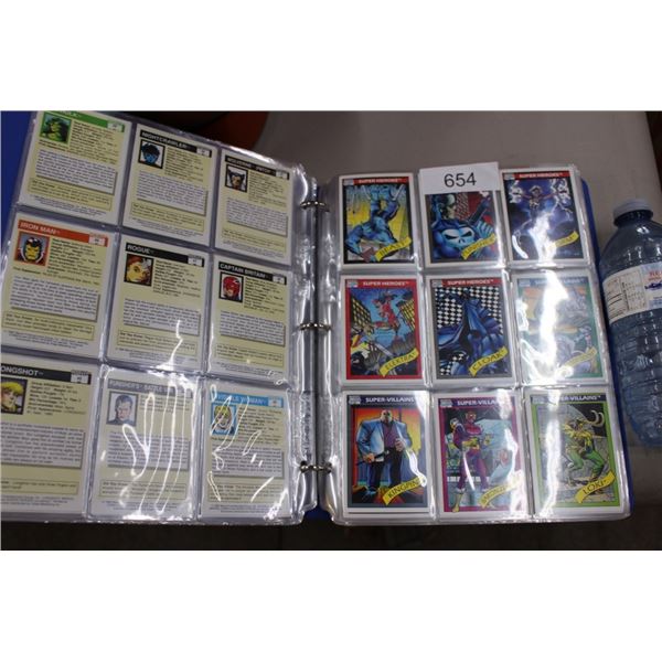 Misc. Cartoon Collectible Cards in Protective Binr
