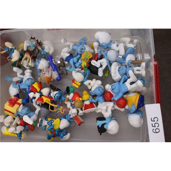 Misc. Vintage Rubber Smurfs