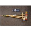 4 Vintage Croquet Mallets