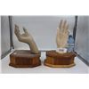 Image 1 : 2 Vintage Hands Wooden Keepsake Box