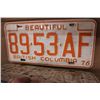 Image 4 : Misc. Vintage Double Licence Plates 1954-1966