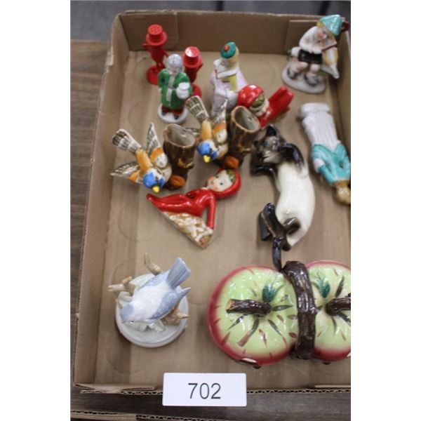 Misc. Vintage Ceramic Figurines, Salt and Pepper