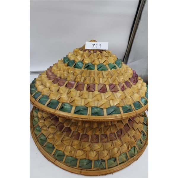 2 Asian Bamboo Coolie Hat for Men and Women