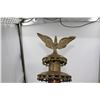 Image 3 : Vintage Ornate  Brass / Glass Wallmount Lamp