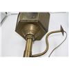 Image 5 : Vintage Ornate  Brass / Glass Wallmount Lamp