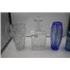 Image 1 : 2 Chrystal Vases and 1 Chrystal Decanter