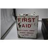 Image 3 : Vintage First Aide Kit and Metal Cash Box