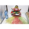 Image 5 : Folk Art Asian Themed Mask and Folding Hand Fan