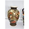 Image 10 : 4 Asian Themed Vases and 2 Small Bowls