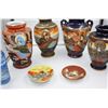 Image 5 : 4 Asian Themed Vases and 2 Small Bowls