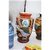 Image 6 : 4 Asian Themed Vases and 2 Small Bowls