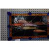 Image 4 : Vintage Leaded Glass Wall Art - Fish