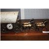 Image 1 : Vintage Horses and Buggy Table Top Clock and