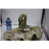 Image 2 : Concrete Swan Bowl / Bird Bath / Bird Feeder