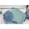 Image 2 : Blue Fish Theme Blue Ceramic Dishes