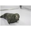 Image 5 : Soapstone Sculpture Mottled Green Seal