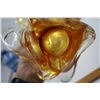 Image 2 : Vintage Chalet Amber Glass Vase