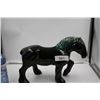 Image 1 : Vintage Black / Blue Ceramic Horse
