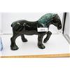 Image 3 : Vintage Black / Blue Ceramic Horse