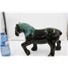 Image 5 : Vintage Black / Blue Ceramic Horse