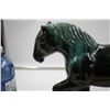 Image 6 : Vintage Black / Blue Ceramic Horse