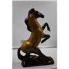 Image 3 : Vintage Amber / Brown Ceramic Rearing Horse
