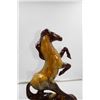 Image 6 : Vintage Amber / Brown Ceramic Rearing Horse