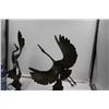 Image 10 : Vintage Set of 2 Cast Iron Swans