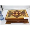 Image 1 : Wood Handmade Box with Wood Inlay Lid