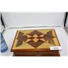 Image 2 : Wood Handmade Box with Wood Inlay Lid