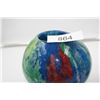 Image 3 : Multi Colored Art Glass Round Vase