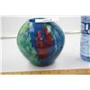 Image 4 : Multi Colored Art Glass Round Vase