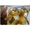 Image 3 : Vintage Amber Art Glass Bowl