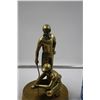 Image 2 : Vintage Brass Statue of Men Playing Golf