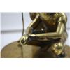 Image 4 : Vintage Brass Statue of Men Playing Golf