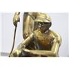 Image 5 : Vintage Brass Statue of Men Playing Golf