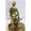 Image 7 : Vintage Brass Statue of Men Playing Golf
