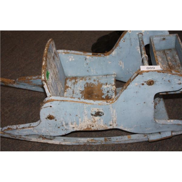 Primitive Folk Art Rocking Chair