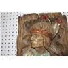 Image 4 : Vintage Carved First Nation Man Wall Art