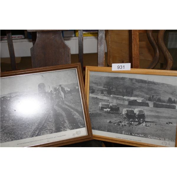 2 Framed , Signed Prints