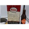 Image 7 : Vintage Esso Tin, Vogue Tin, Oil Lamp Chimney's